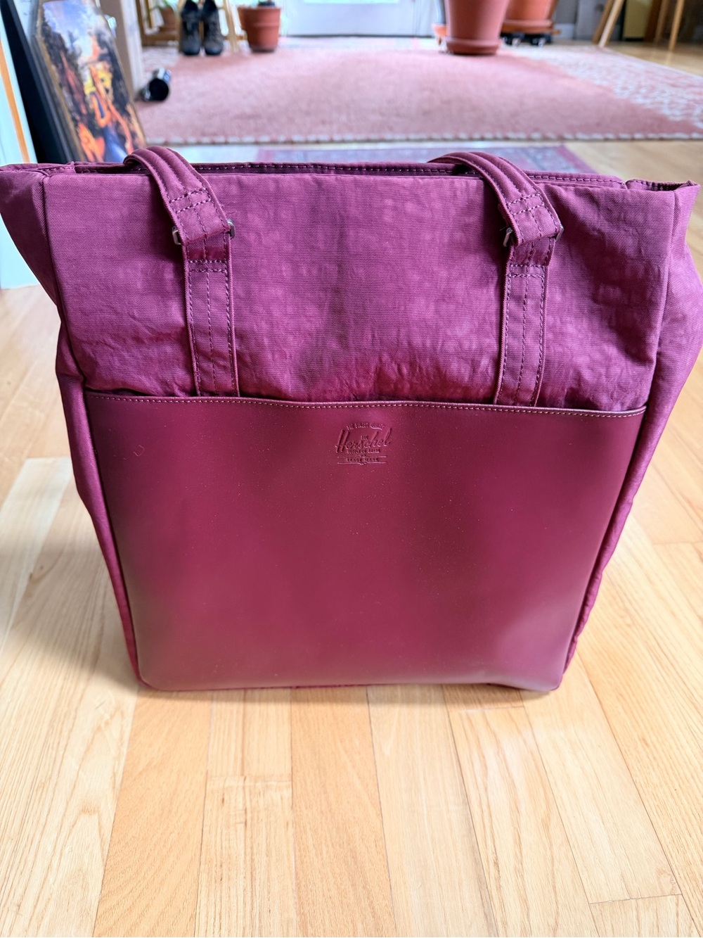 Herschel Supply Company Tote Bag in Deep Wine